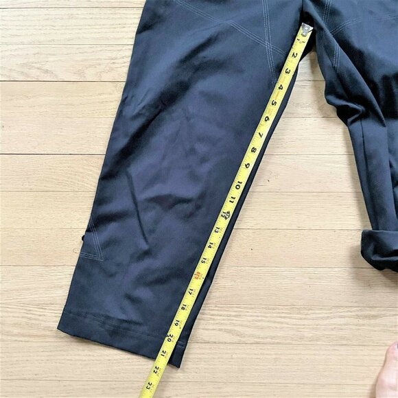 Nike Women Pants 100% Polyester convertible roll up Adjustable Waist Blue Small - Picture 7 of 12